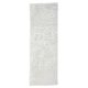 Washable Shaggy Rug Nanuk White 80x240 cm