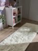 Washable Shaggy Rug Nanuk White 80x240 cm