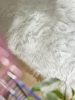 Washable Shaggy Rug Nanuk White 80x240 cm