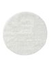 Washable Shaggy Rug Nanuk White ø 120 cm round