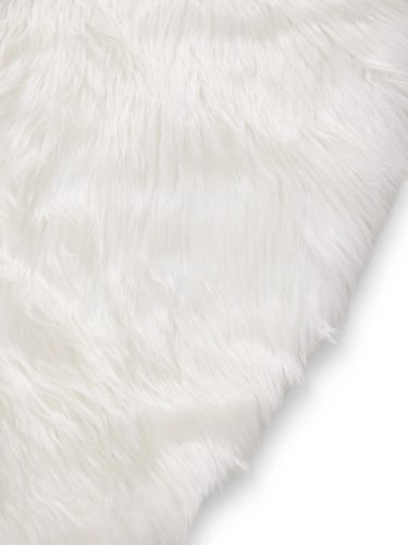 Washable Shaggy Rug Nanuk White ø 120 cm round