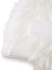 Washable Shaggy Rug Nanuk White ø 80 cm round