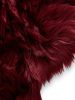 Washable Shaggy Rug Nanuk Bordeaux 60x90 cm
