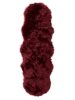 Washable Shaggy Rug Nanuk Bordeaux 60x180 cm