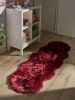 Washable Shaggy Rug Nanuk Bordeaux 60x180 cm