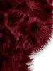 Washable Shaggy Rug Nanuk Bordeaux 60x180 cm