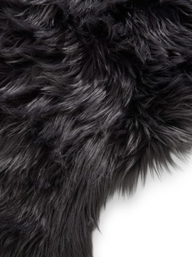Washable Shaggy Rug Nanuk Charcoal 60x90 cm