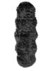 Washable Shaggy Rug Nanuk Charcoal 60x180 cm