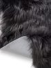 Washable Shaggy Rug Nanuk Charcoal 60x180 cm