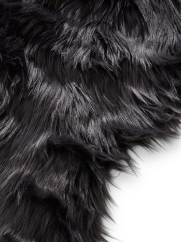 Washable Shaggy Rug Nanuk Charcoal 60x180 cm