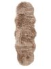 Washable Shaggy Rug Nanuk Beige 60x180 cm