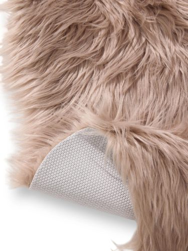 Washable Shaggy Rug Nanuk Beige 60x180 cm