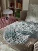 Washable Shaggy Rug Nanuk Blue 60x90 cm
