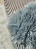 Washable Shaggy Rug Nanuk Blue 60x90 cm