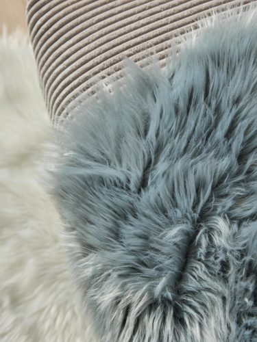 Washable Shaggy Rug Nanuk Blue 60x90 cm