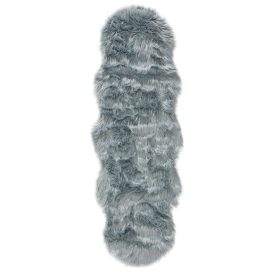 Washable Shaggy Rug Nanuk Blue 60x180 cm