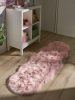 Washable Shaggy Rug Nanuk Pink 60x180 cm