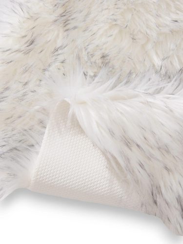 Washable Shaggy Rug Nanuk Black/White 60x90 cm