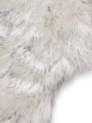Washable Shaggy Rug Nanuk Black/White 60x90 cm