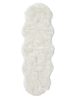 Washable Shaggy Rug Nanuk Black/White 60x180 cm
