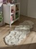 Washable Shaggy Rug Nanuk Black/White 60x180 cm