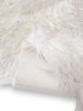Washable Shaggy Rug Nanuk Black/White 60x180 cm