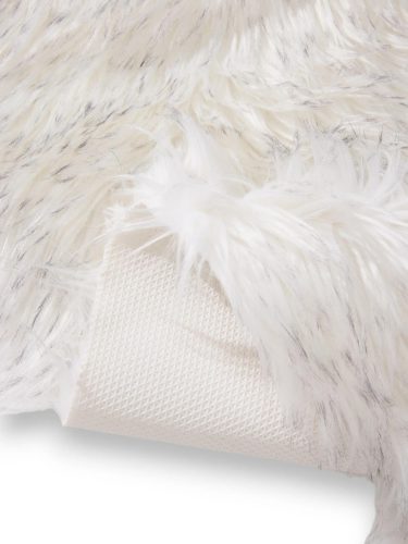 Washable Shaggy Rug Nanuk Black/White 60x180 cm