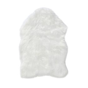 Washable Shaggy Rug Nanuk White 60x90 cm