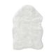 Washable Shaggy Rug Nanuk White 60x90 cm