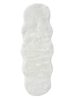 Washable Shaggy Rug Nanuk White 60x180 cm