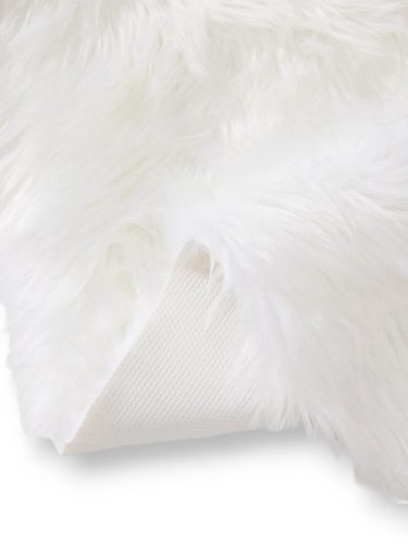 Washable Shaggy Rug Nanuk White 60x180 cm