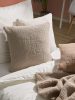 Cushion Cover Ted Light Grey 45x45 cm