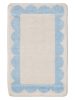 Bath Rug Frame Blue 50x80 cm