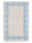 Bath Rug Frame Blue 50x80 cm