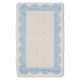 Bath Rug Frame Blue 50x80 cm