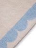 Bath Rug Frame Blue 80x150 cm
