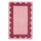 Bath Rug Frame Pink 80x150 cm