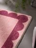 Bath Rug Frame Pink 80x150 cm