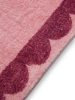Bath Rug Frame Pink 80x150 cm