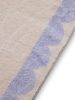 Bath Rug Frame Purple 80x150 cm