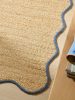 Jute Rug Mambo Blue 80x250 cm