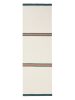 Wool Runner Livio Ivory/Green 80x250 cm