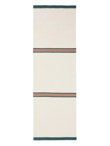 Wool Runner Livio Ivory/Green 80x250 cm
