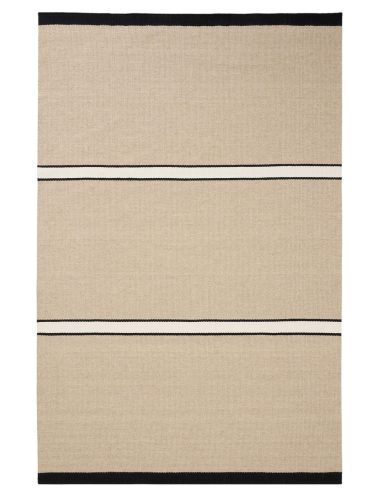 Wool Rug Livio Beige/Black 250x350 cm