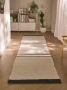 Wool Runner Livio Beige/Black 80x250 cm