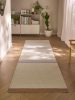 Wool Runner Livio Beige/Blue 70x200 cm