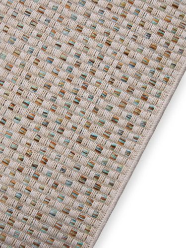 In- & Outdoor Rug Agra Cream/Blue 140x200 cm