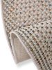 In- & Outdoor Rug Agra Cream/Blue ø 160 cm round