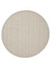 In- & Outdoor Rug Agra Cream/Blue ø 200 cm round
