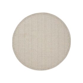 In- & Outdoor Rug Agra Cream/Blue ø 200 cm round